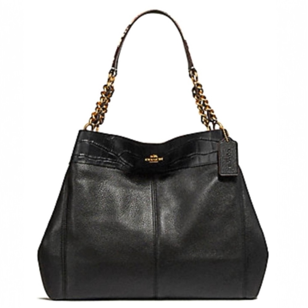 Coach Lexy Exotic Chain Shoulder Bag